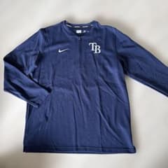 【美品】Nike TB 2024デザイン　ネイビー 長袖　MLB メンズ 美品】Nike TB 2024デザイン ネイビー 長袖 MLB メンズ - メルカリ