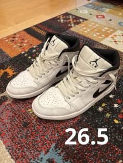 Nike aj1 mid White /Blackのサムネイル