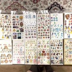 平成レトロ ディズニーぷっくりシール大量まとめ