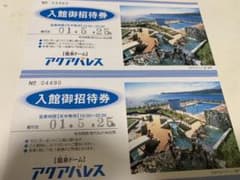 勝浦ホテル三日月 温泉ドーム アクアパレス  入館ご招待券2枚のサムネイル