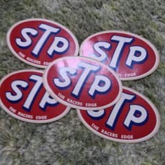 STP ビンテージステッカー 楕円形 5枚セットのサムネイル