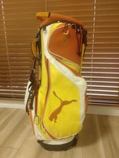 PUMA キャディバッグ イエロー/オレンジ - メルカリ