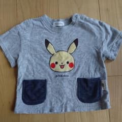 monpoke ピカチュウ 半袖Tシャツ 80cmのサムネイル