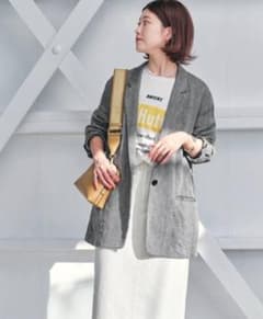 Spick and Spanリネンエアリージャケットsize34 - メルカリ