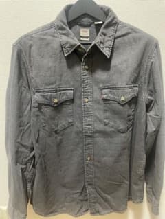 Levi's リラックスフィット ウエスタンシャツ M グレーのサムネイル