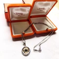 ぷうま様専用 磨き済 HERMES エルメス セリエ ネックレスのサムネイル