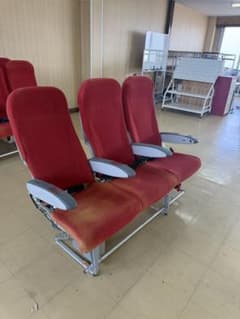 観光専門学校使用品飛行機旅客機椅子実習用③