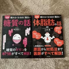 眠れなくなるほど面白い 図解 糖質の話 糖質のギモンを専門医がすべて解説!2冊のサムネイル