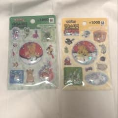 韓国ダイソー ポケモン シール ピカチュウ 韓国限定 新品 シャカシャカ セットのサムネイル