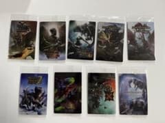 몬스터 헌터 20th Anniversary 웨이퍼 카드 9장