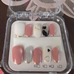 ネイルチップセット ネコデザインのサムネイル