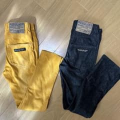 F.O.KIDS イエロー・ブラック スキニーパンツ 2点セットのサムネイル