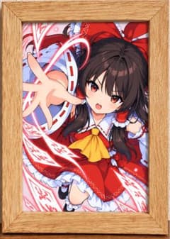 あ*ら様 博麗霊夢 手描きイラスト アニメ塗り風 ファンアートのサムネイル