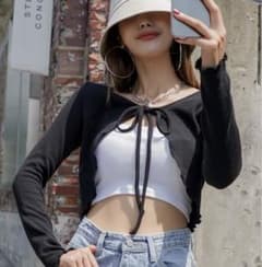 SHEIN フロントリボン トップスのサムネイル