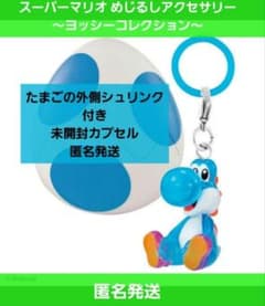 ヨッシー めじるしアクセサリー みずいろ ガチャ カプセル未開封