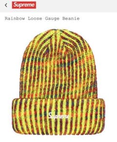 Supreme Rainbow Loose Gauge Beanie - メルカリ