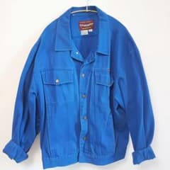 【RUSTLER】90s デニムジャケット XL ブルー ラングラー系 古着のサムネイル