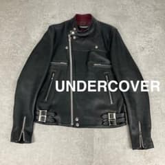 UNDERCOVER アンダーカバー ダブル シングル ライダース 1 黒 - メルカリ