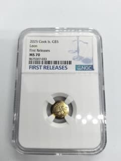 NGC MS70 FR 2025 クック諸島レオンティーニ 金貨 世界250枚 - メルカリ