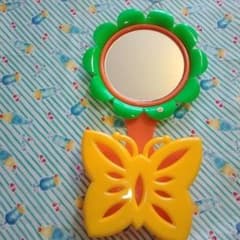 ファンシー　昭和レトロ　壁掛け　ハガキさし鏡花 ファンシー 昭和レトロ 壁掛け ハガキさし鏡花 - メルカリ