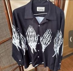 長袖 レーヨンシャツのサムネイル