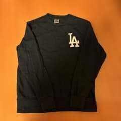 Fanatics LAロゴ刺繍 ネイビー トレーナー Mのサムネイル