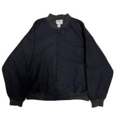 90's メルトンブルゾン　ウールブルゾン　BLACKのサムネイル