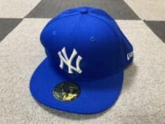 ニューエラキャップ　ブルー　美品のサムネイル