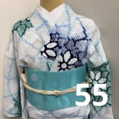 有松鳴海絞り 浴衣 淡雪 ショート丈 55 有松鳴海絞り 浴衣 淡雪 Sサイズ 55 - メルカリ