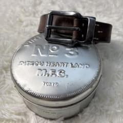VINTAGE WORKS レザー ベルト 31/79 DH5638 缶付き - メルカリ