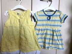 ノースリーブワンピースセット 80のサムネイル