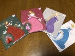 ディズニープリンセス　ハニカムカード  ４枚セットのサムネイル