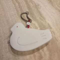 豊島屋　シリコンポーチ「はとっこ」白のサムネイル