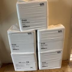 ワイド ペットシーツ 60cm x 45cm 100枚入り　５個セットのサムネイル