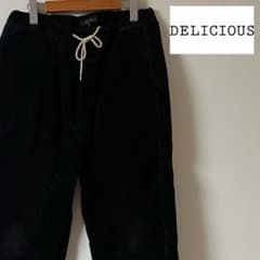 DELICIOUS（デリシャス）コーデュロイ イージーパンツ/L/ブラック