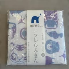 【新品未使用】中川政七商店　蚊帳ふきん　ニフレル柄／博多柄　2枚セットのサムネイル