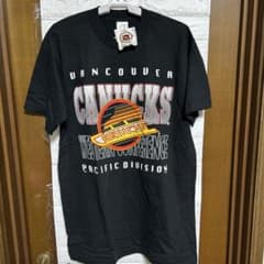 【ヴィンテージ】Vancouver Canucks アイスホッケー Tシャツ Lのサムネイル