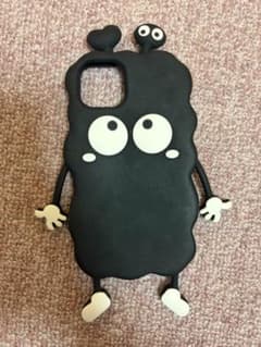 iPhone用ケース ブラック キャラクターデザインのサムネイル