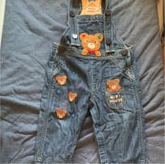 ミキハウス オーバーオール 90のサムネイル