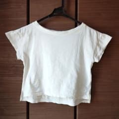 チャコット　ホワイト 半袖 Tシャツ クロップド丈のサムネイル