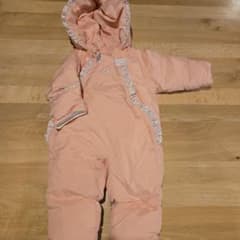 【美品】べべ タフタリバティバギーオール60-80 ジャンプスーツのサムネイル