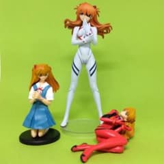 가샤폰 신세기 에반게리온 아스카 피규어 3종