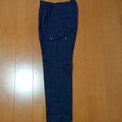 ワークパンツ4着(うち2着新品) 紺 ウエスト76cm 股下80cmのサムネイル