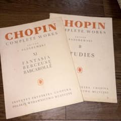 CHOPIN ピアノ楽譜 2冊セット パデレフスキ校訂のサムネイル