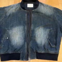 ZARA デニム ボンバージャケットのサムネイル