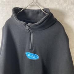 205 FR2 ハーフジップスウェット サークルロゴ 刺繍 両面