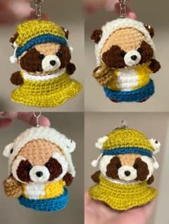 11月頃再販予定ꯁꯧ キーホルダーになったフェルメール×たぬきのサムネイル