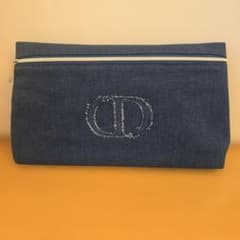 Dior ネイビー ジッパーポーチのサムネイル