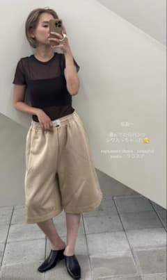うし様専用※LACOSTE ハーフパンツ ベージュ - メルカリ