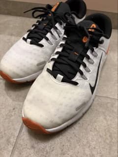 NIKE FREE G ゴルフシューズ ホワイト ブラック オレンジのサムネイル